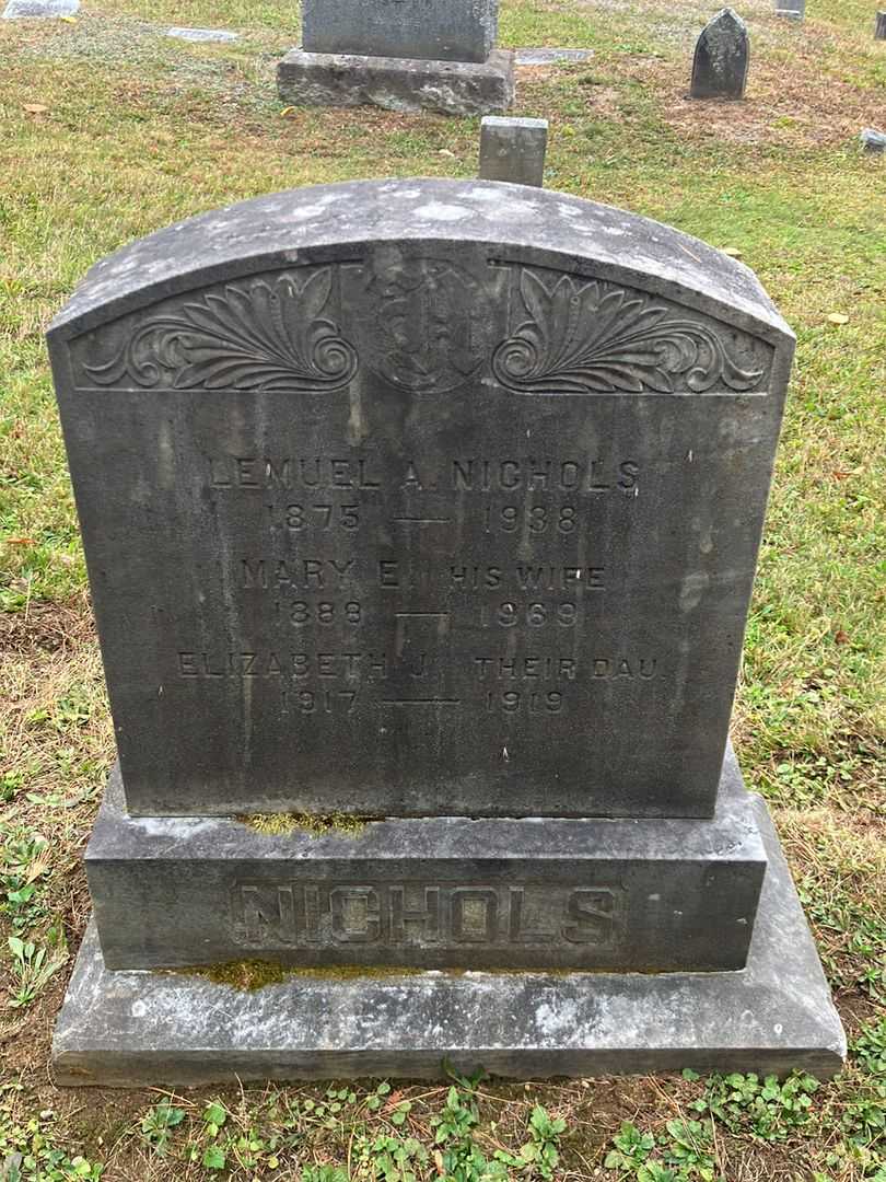Lemuel A. Nichols's grave. Photo 2