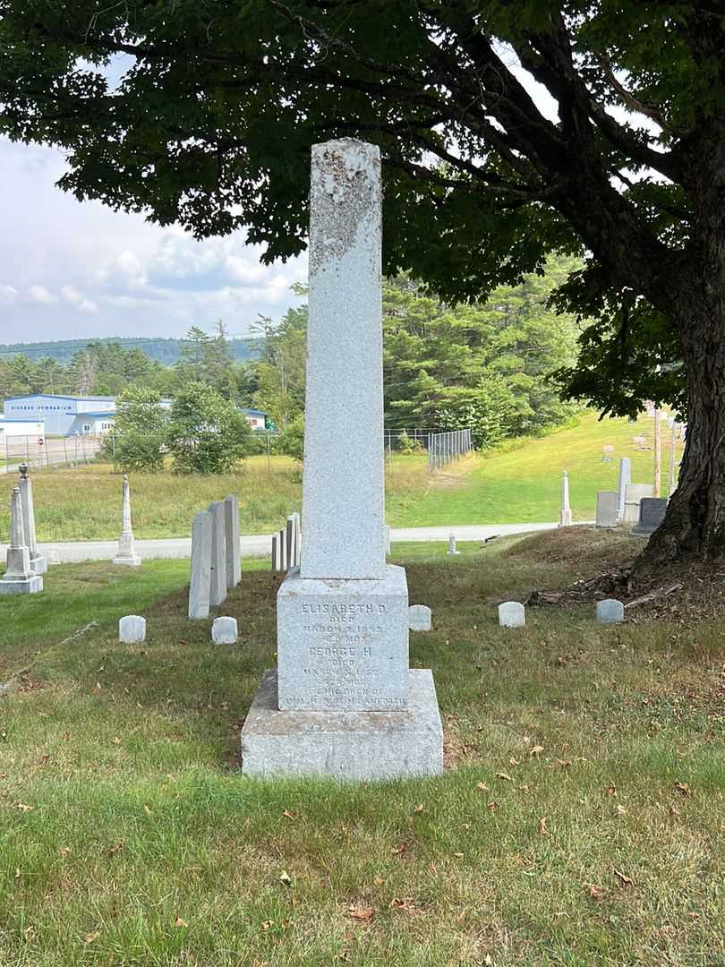 Elisabeth D. Danforth's grave. Photo 1