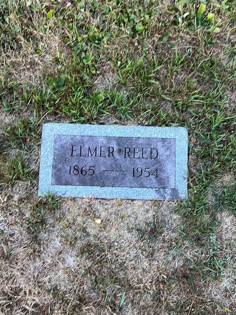 Elmer Reed's grave. Photo 3