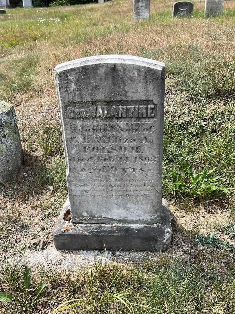 George Valentine Folsom's grave. Photo 3