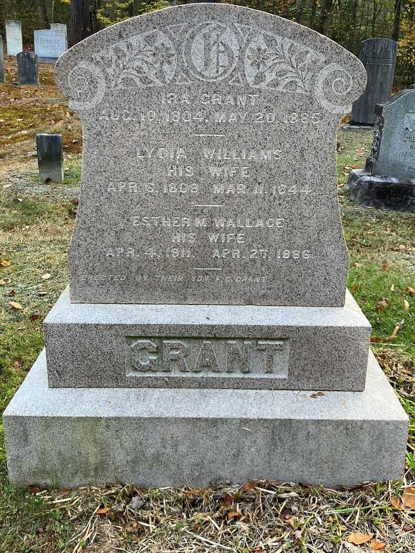 Esther M. Wallace Grant's grave. Photo 2