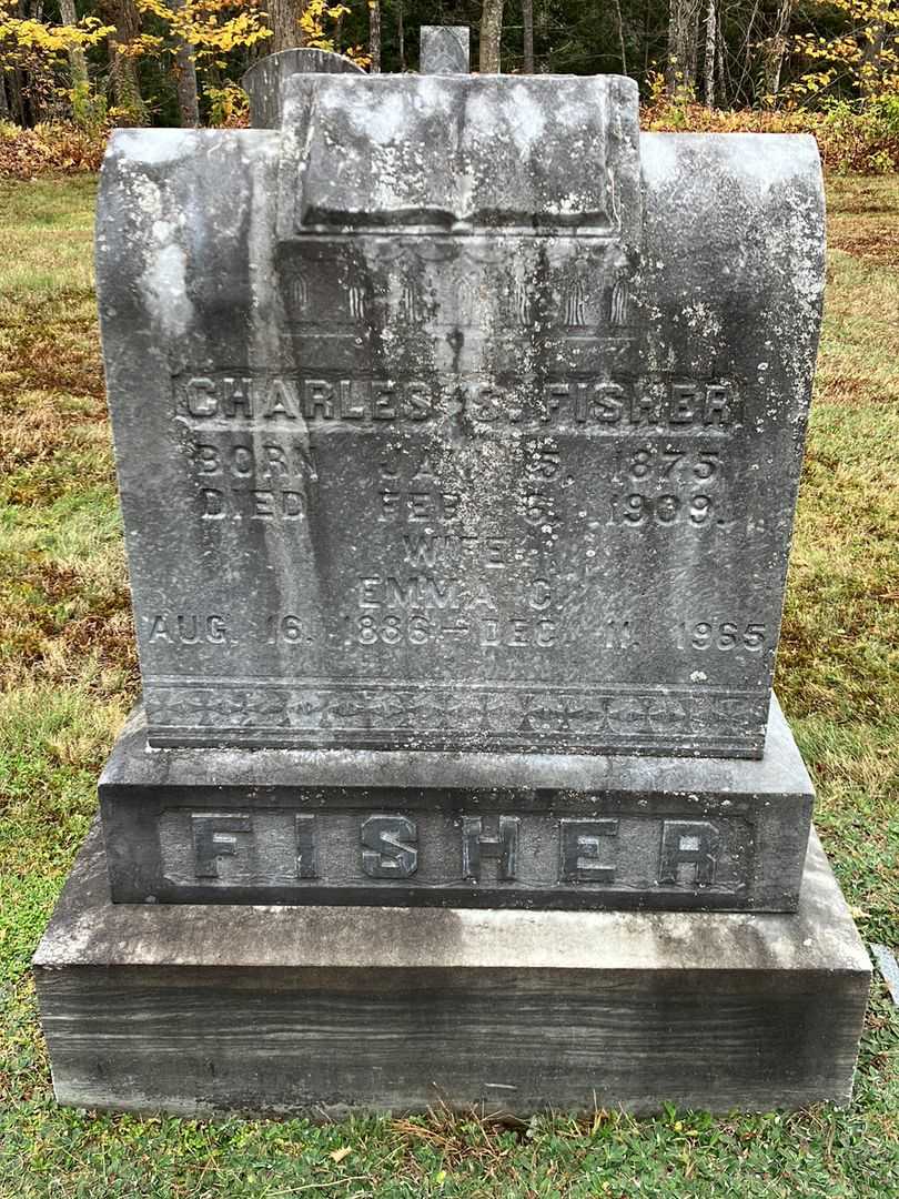 Charles S. Fisher's grave. Photo 2