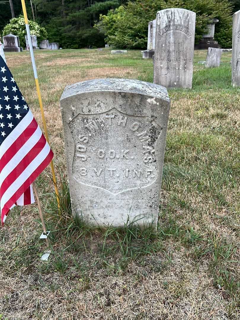 Jos. W. Thomas's grave. Photo 2