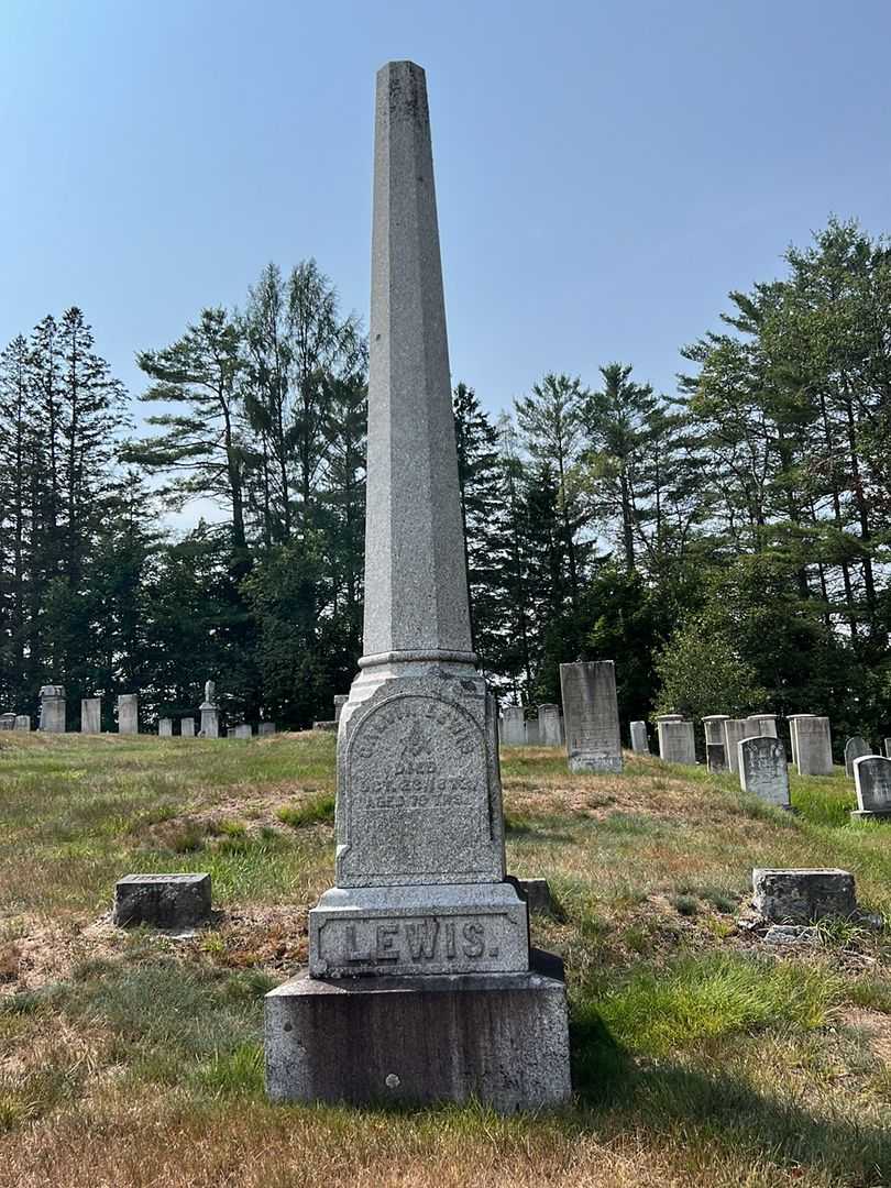 Calvin Lewis's grave. Photo 2