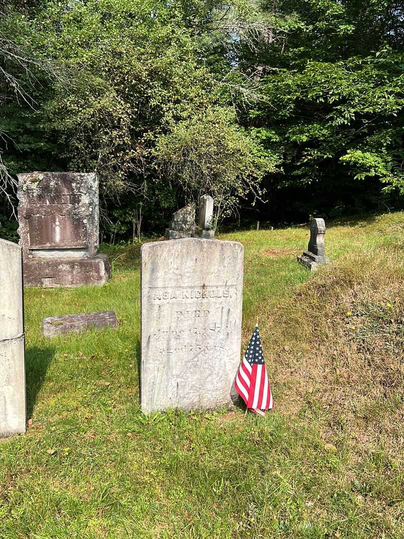 Asa Nichols's grave. Photo 1