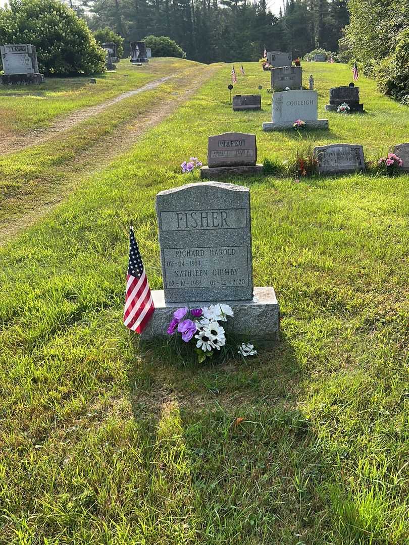 Kathleen Quimby Fisher's grave. Photo 1