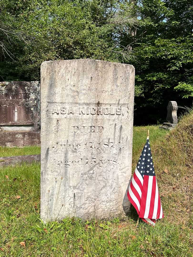 Asa Nichols's grave. Photo 2