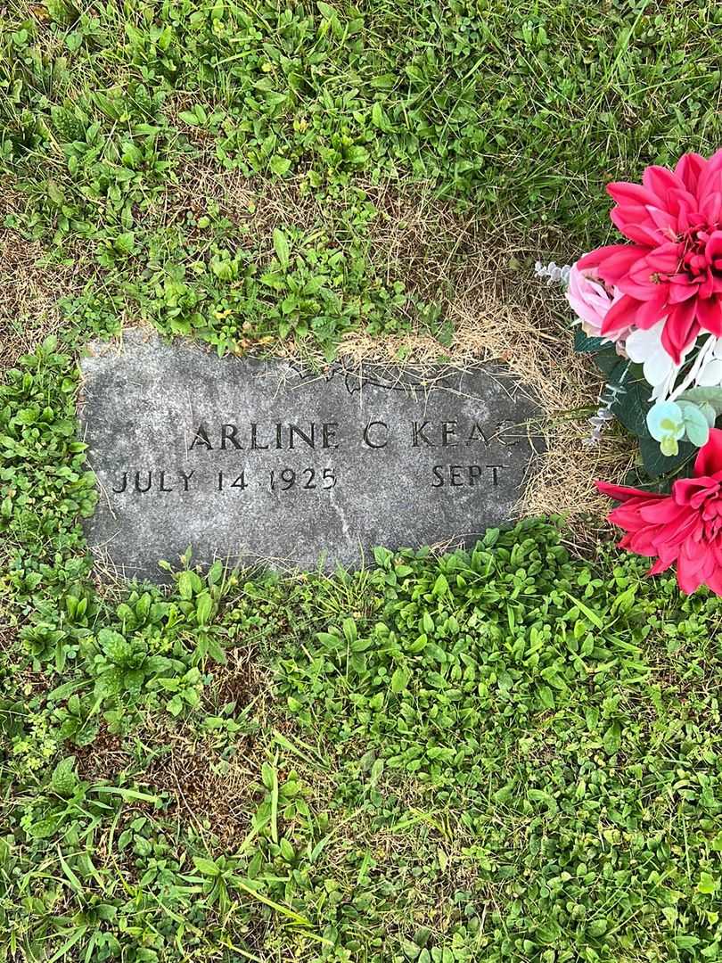 Arline C. Keach's grave. Photo 3