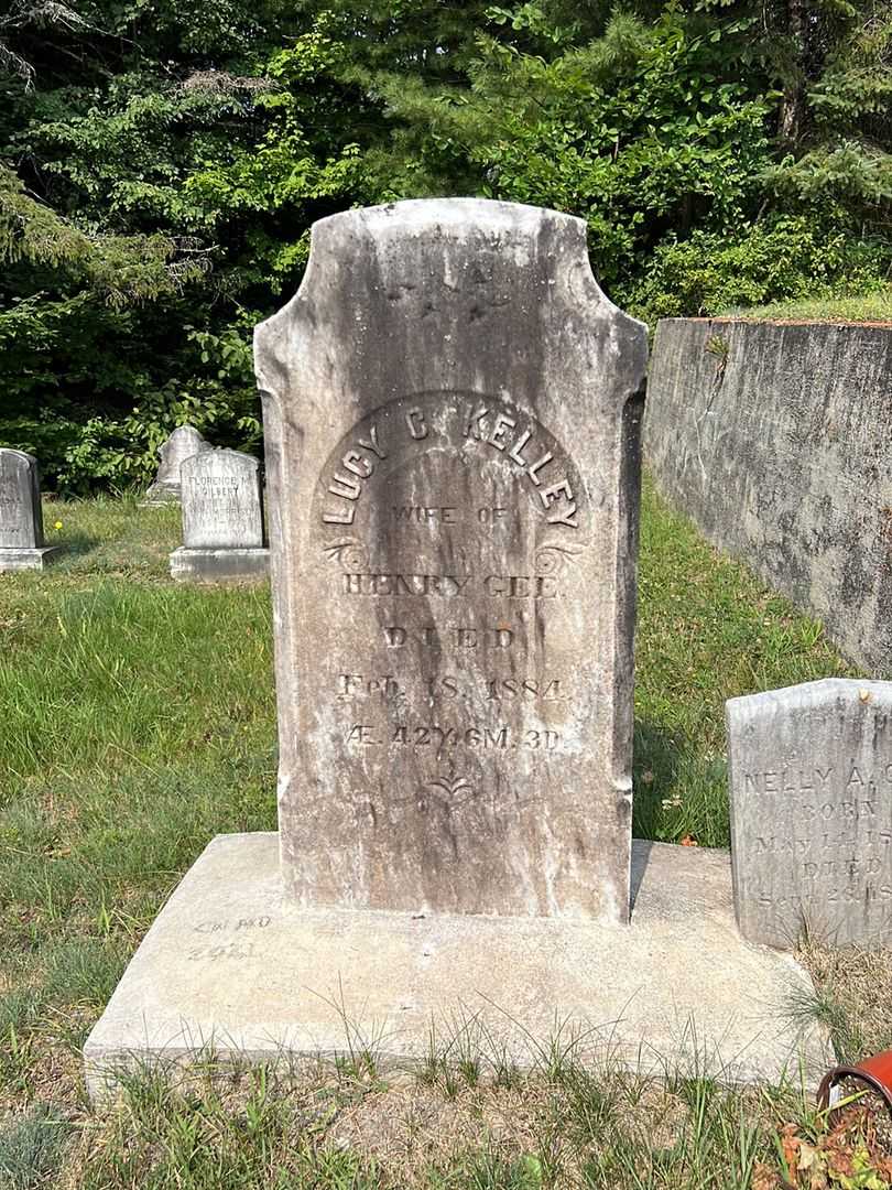 Lucy C. Kelley Gee's grave. Photo 2