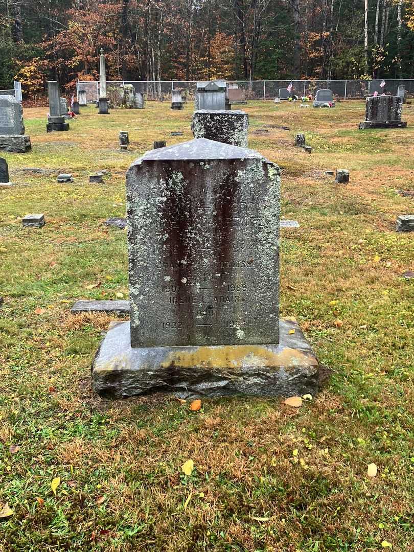 Irene L. Adair's grave. Photo 2