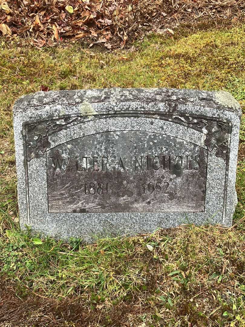 Walter A. Nichols's grave. Photo 2