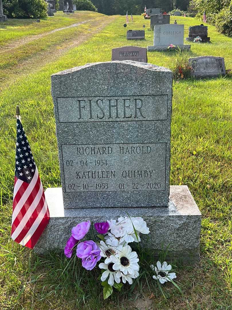 Kathleen Quimby Fisher's grave. Photo 2
