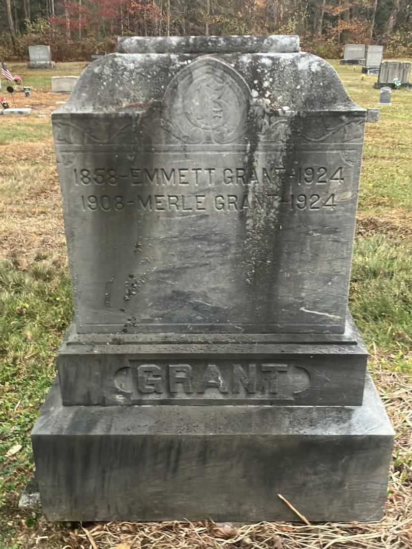 Emmett Grant's grave. Photo 2