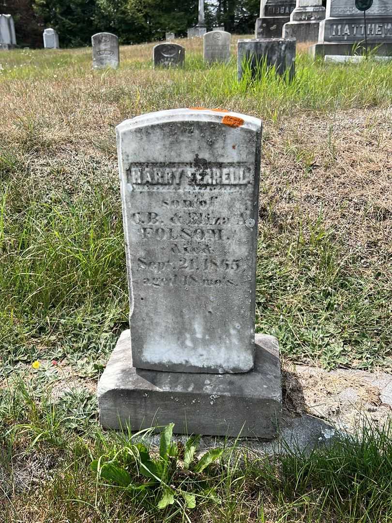 Harry Ferrell Folsom's grave. Photo 2
