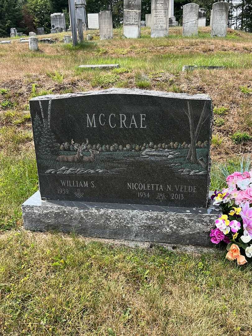 Nicoletta N. Velde McCrae's grave. Photo 2