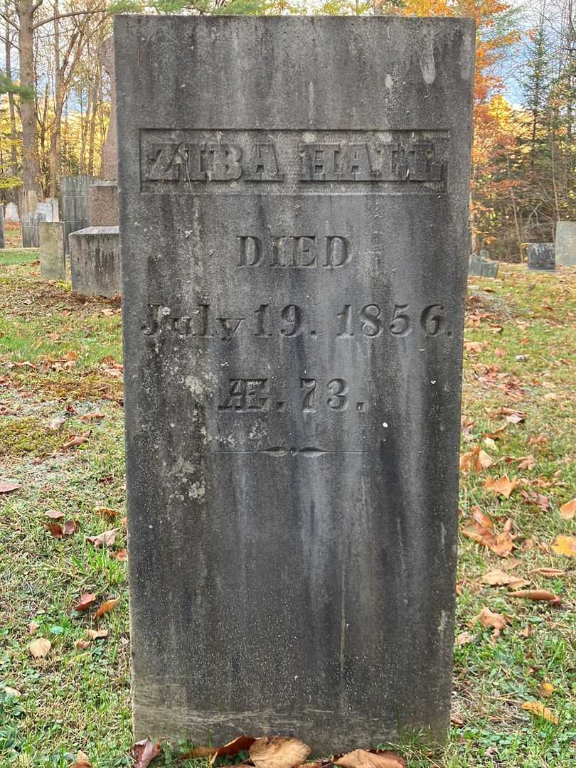 Ziba Hall's grave. Photo 2
