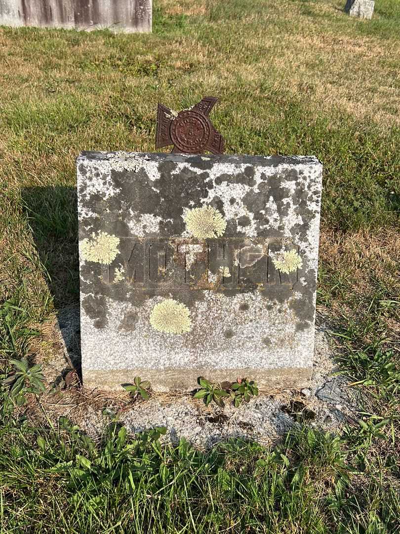Sarah Baird Cross's grave. Photo 3