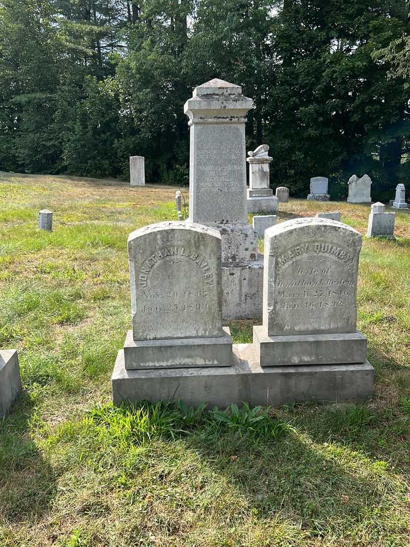 Jonathan L. Bailey's grave. Photo 1