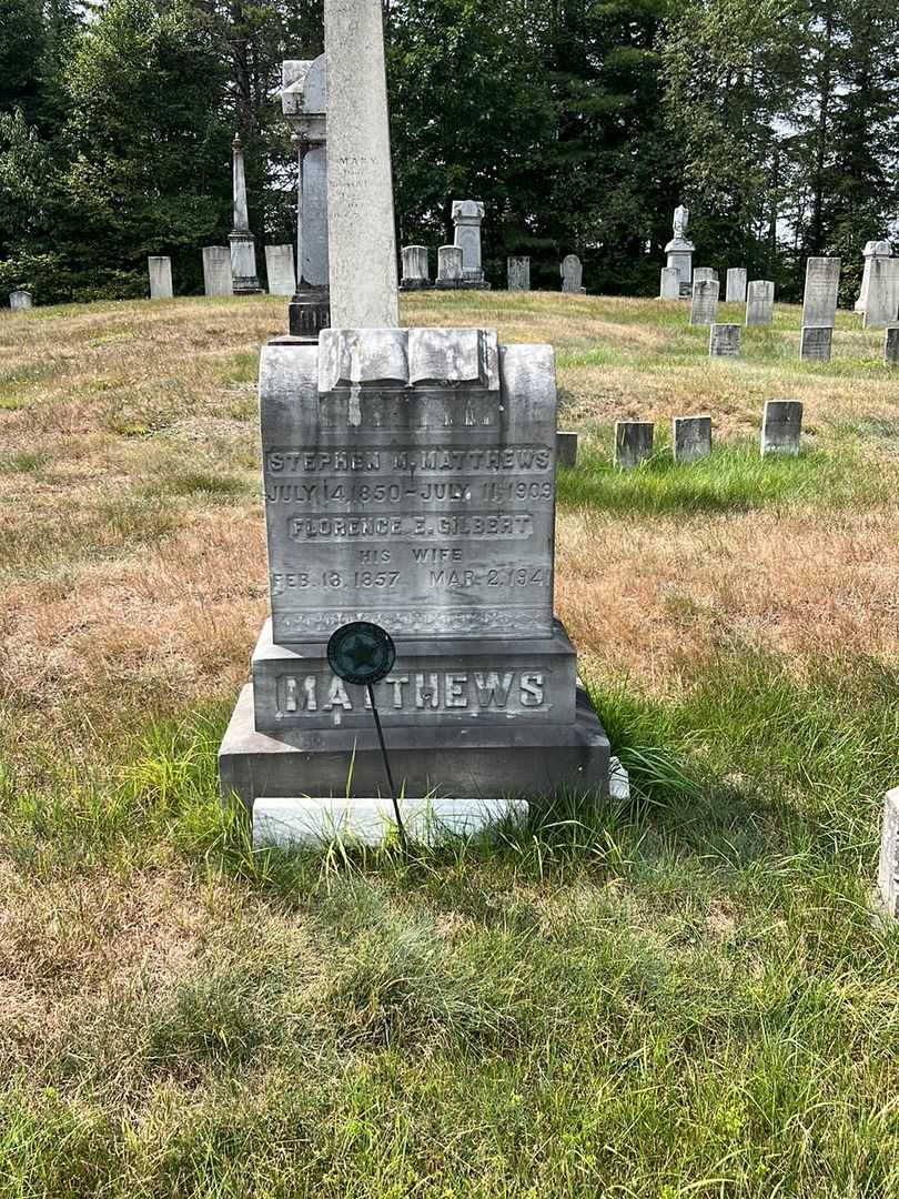 Stephen M. Matthews's grave. Photo 1