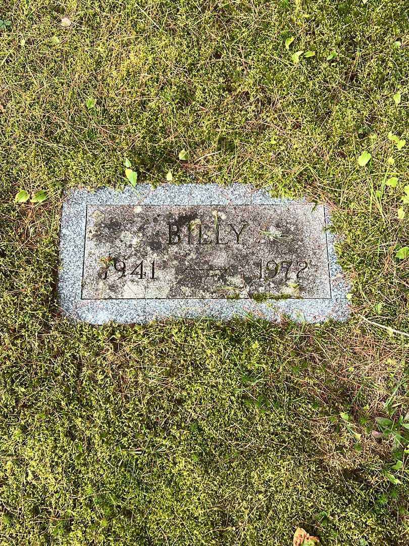 Billy Baker's grave. Photo 3