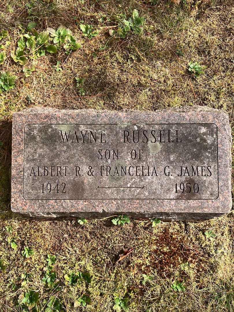 Wayne Russell James's grave. Photo 3