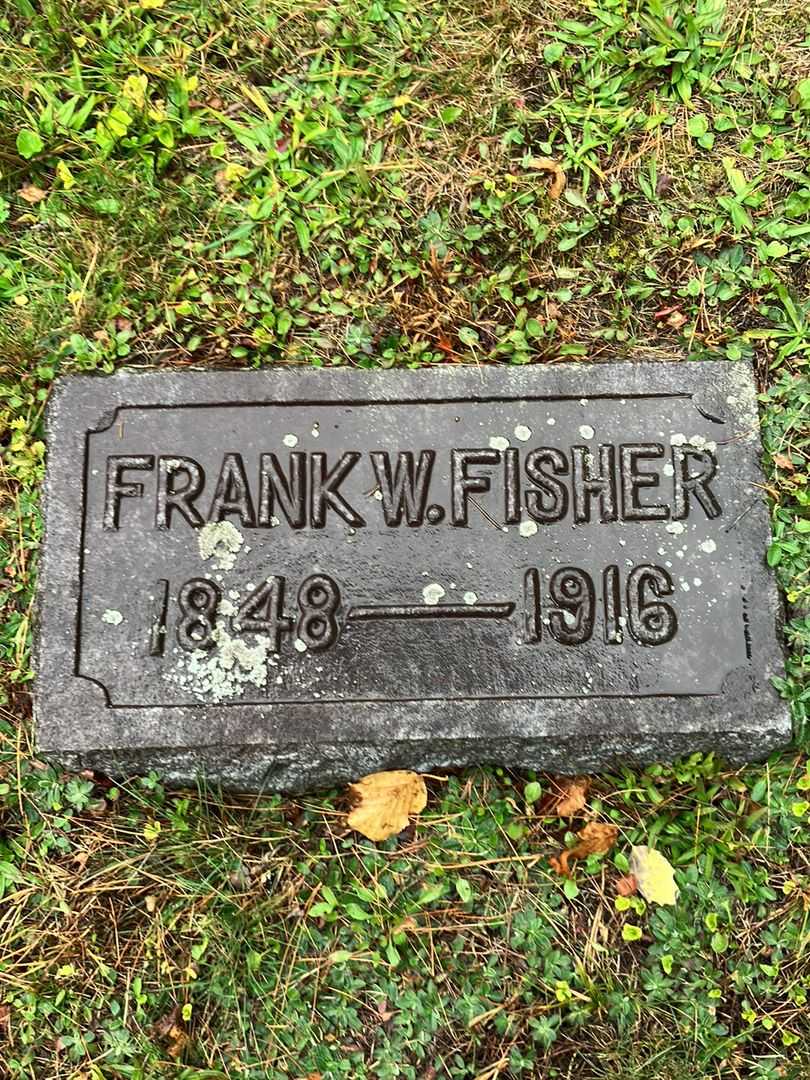 Frank W. Fisher's grave. Photo 3