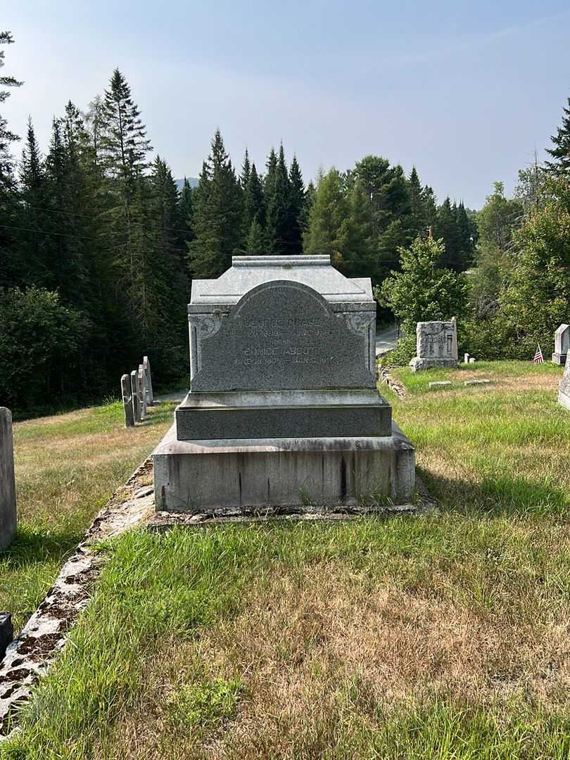 Eunice Abbott Chase's grave. Photo 1