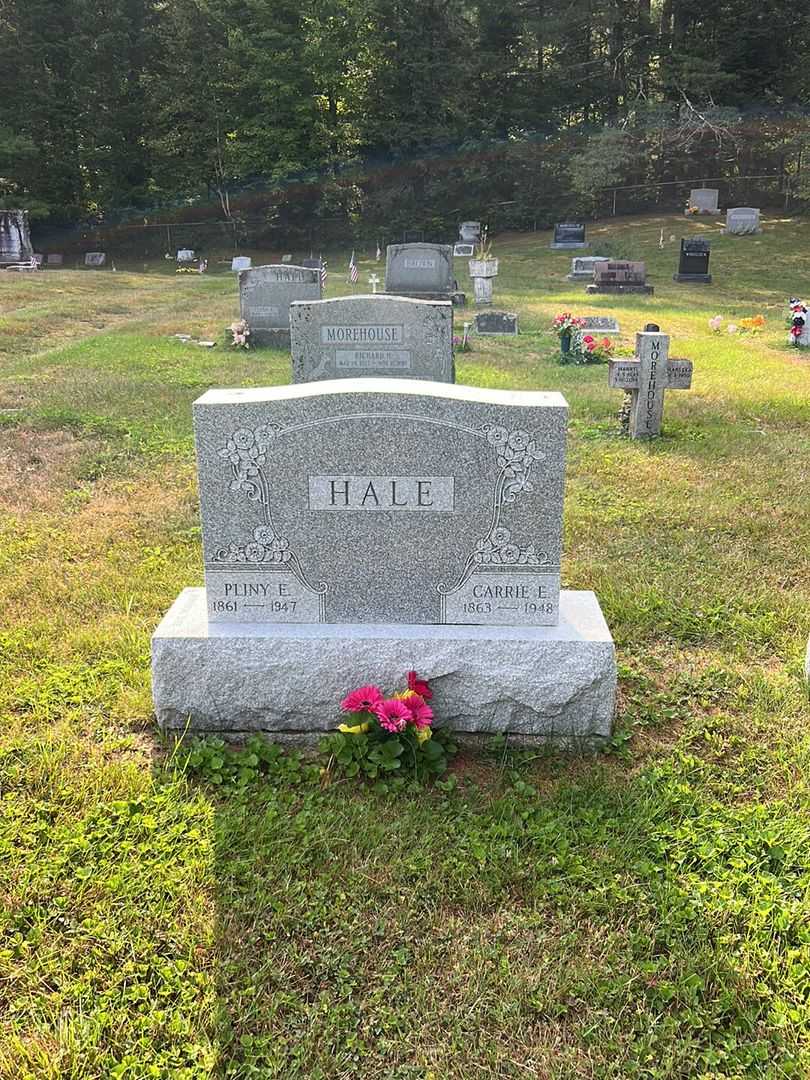 Carrie E. Hale's grave. Photo 1