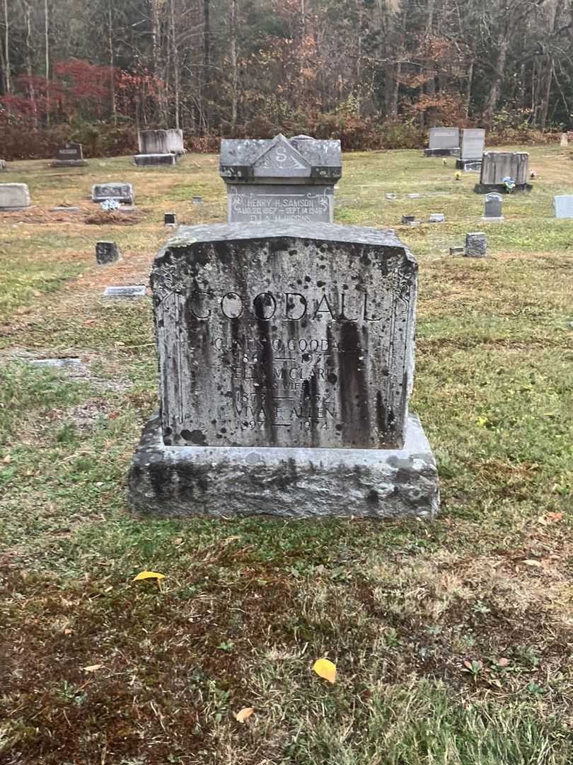 Viva F. Allen's grave. Photo 1