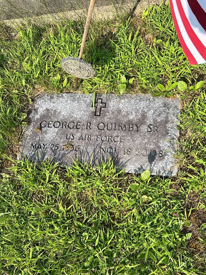George R. Quimby Senior's grave. Photo 3