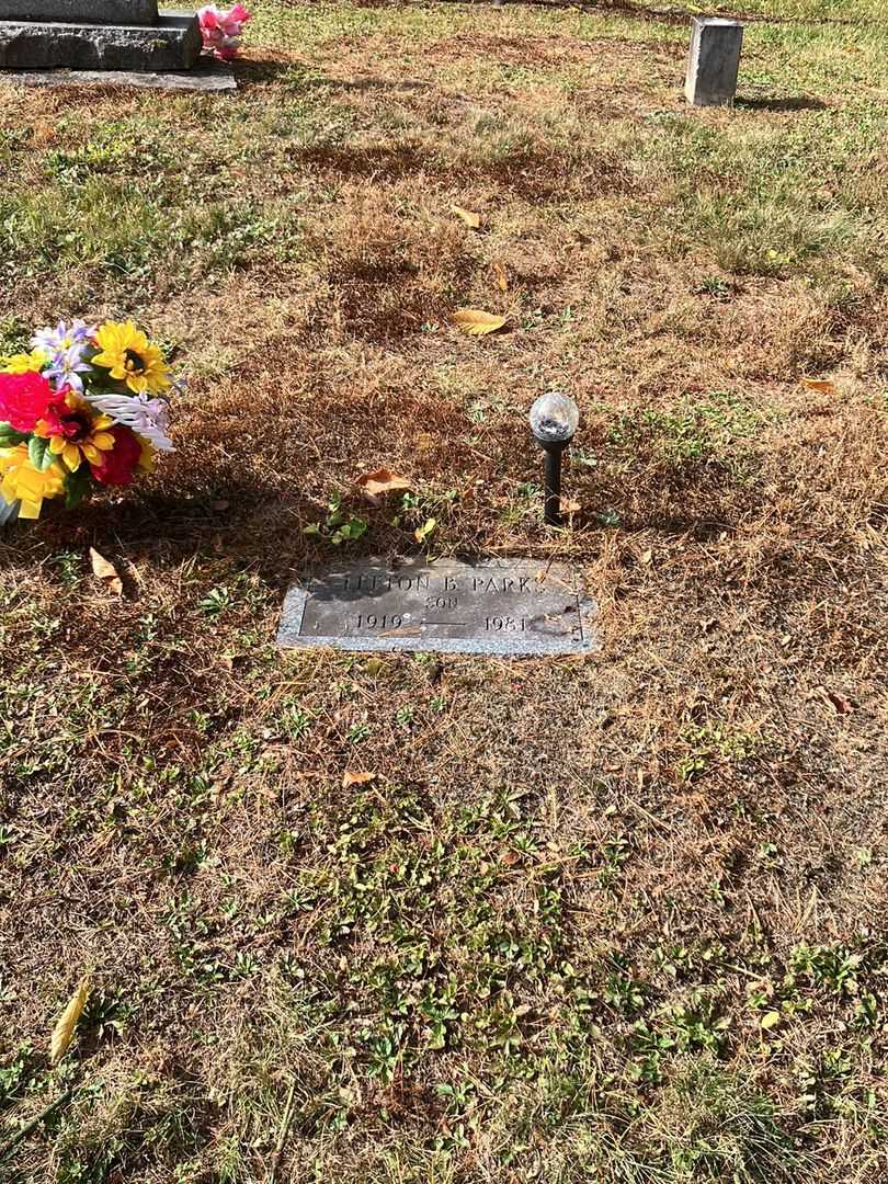 Leeton B. Parks's grave. Photo 1