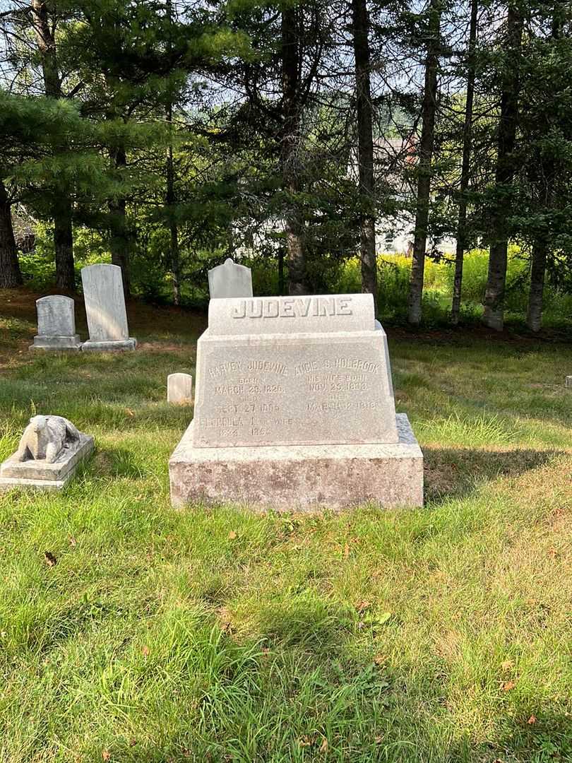 Harvey Judevine's grave. Photo 1