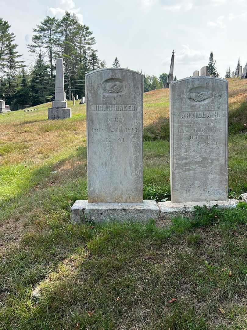 Micah Baker's grave. Photo 1