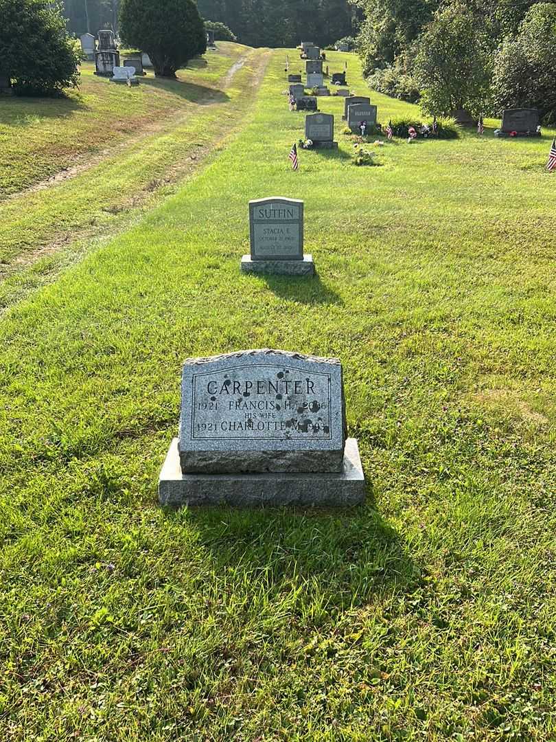 Charlotte M. Carpenter's grave. Photo 1
