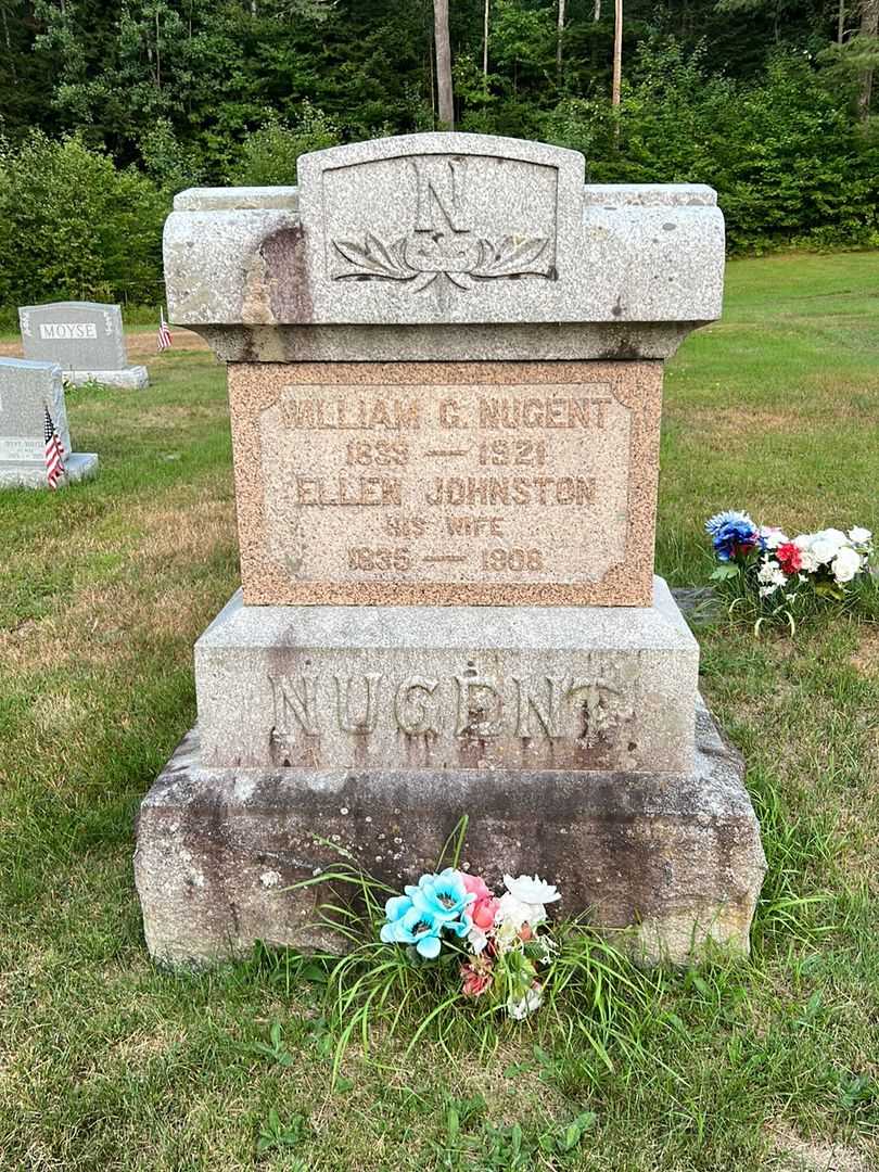 Ellen Johnston Nugent's grave. Photo 2