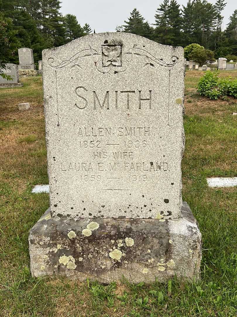 Laura E. Farland Smith's grave. Photo 2