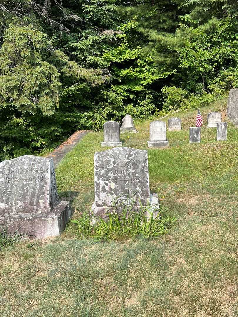 Ella E. Drown Gee's grave. Photo 1
