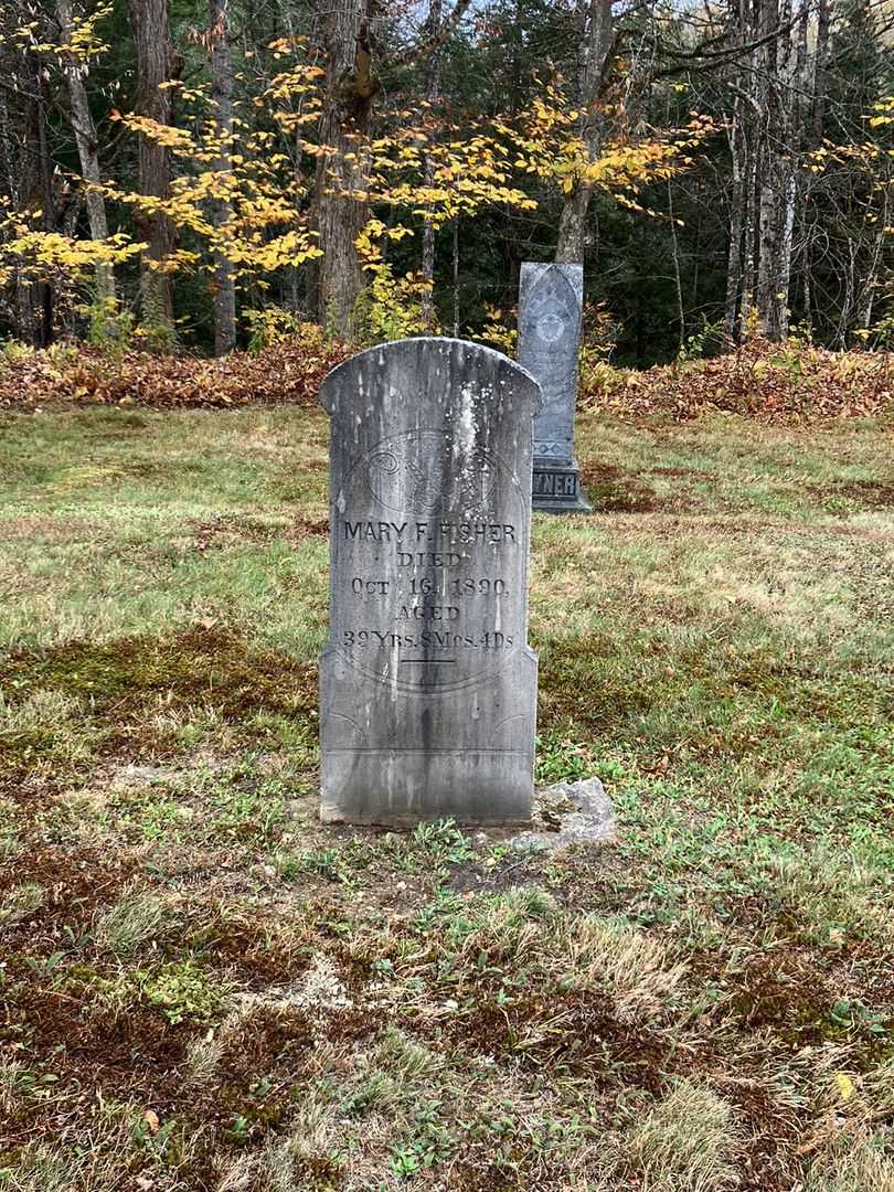 Mary F. Fisher's grave. Photo 1