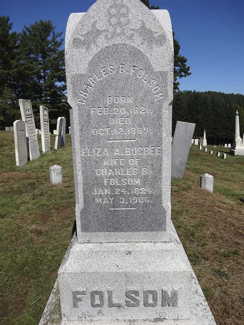 Charles Butters Folsom's grave. Photo 1