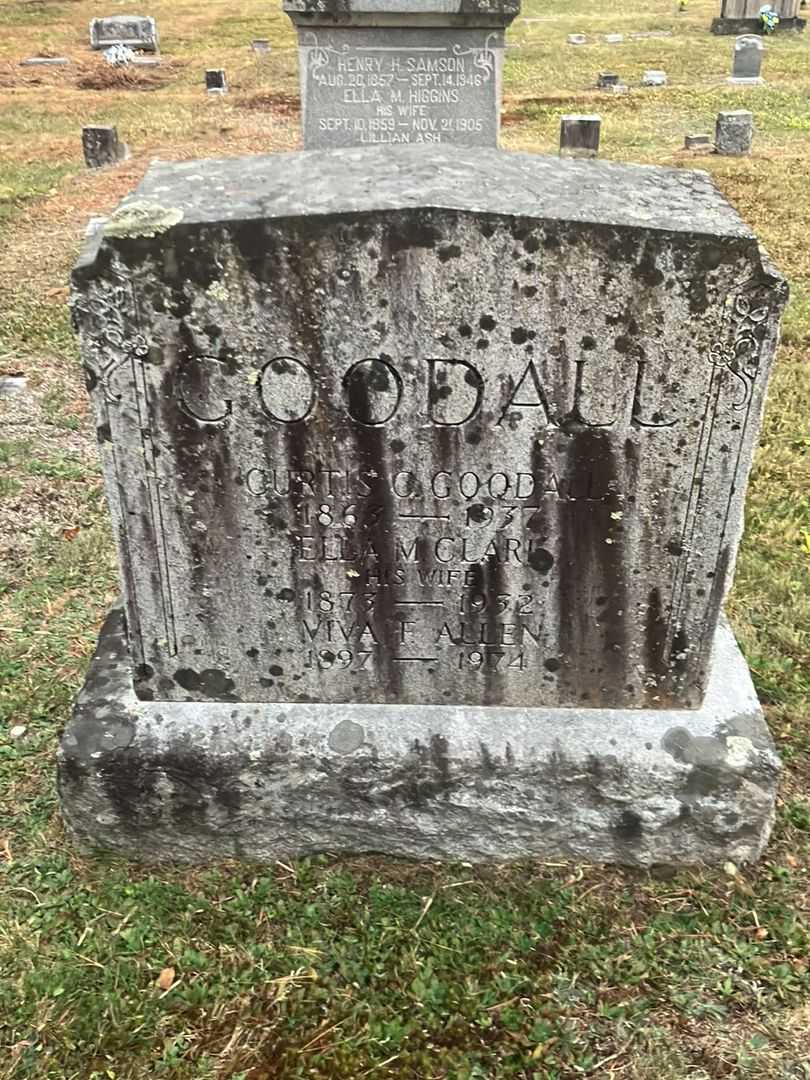 Viva F. Allen's grave. Photo 2