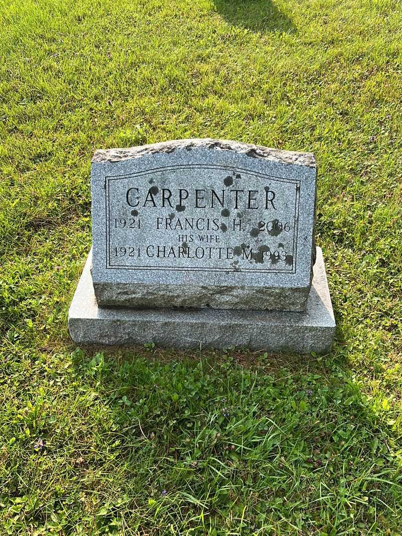 Charlotte M. Carpenter's grave. Photo 2