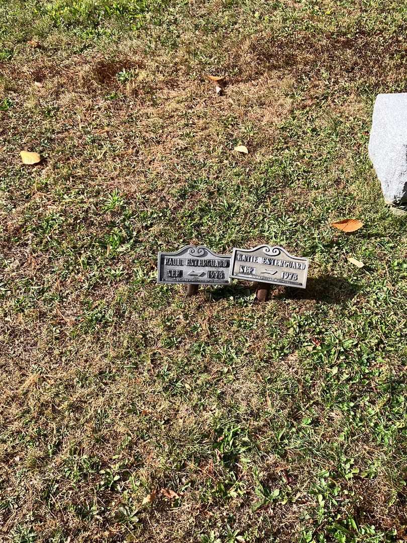 Paul Esterguard's grave. Photo 1