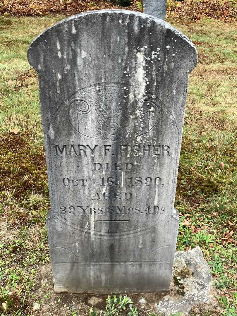 Mary F. Fisher's grave. Photo 2