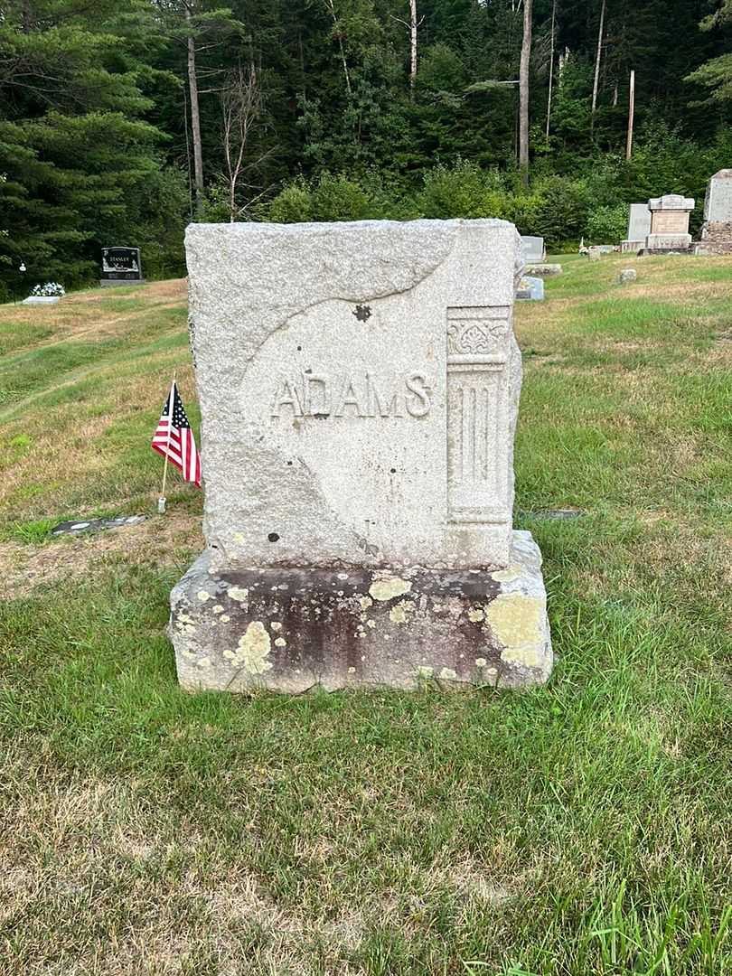Emery Adams's grave. Photo 1