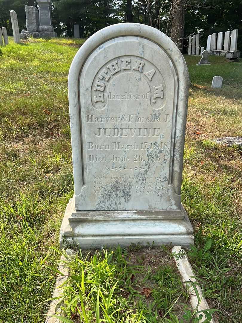 Luthera M. Judevine's grave. Photo 2