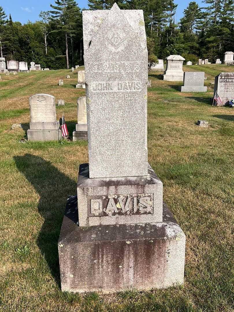 John Davis's grave. Photo 2