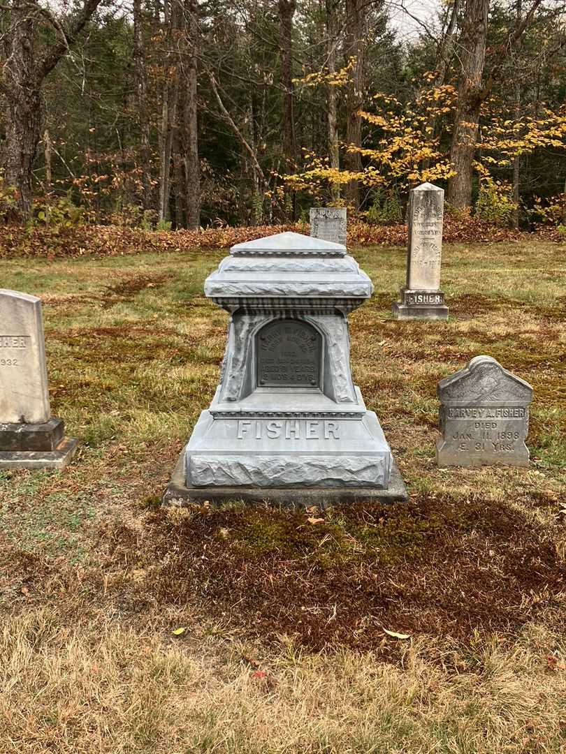 Harry W. Fisher's grave. Photo 1