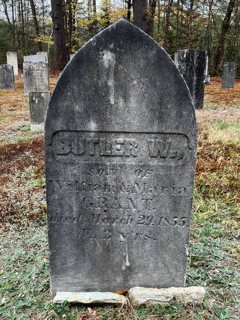 Butler W. Grant's grave. Photo 2