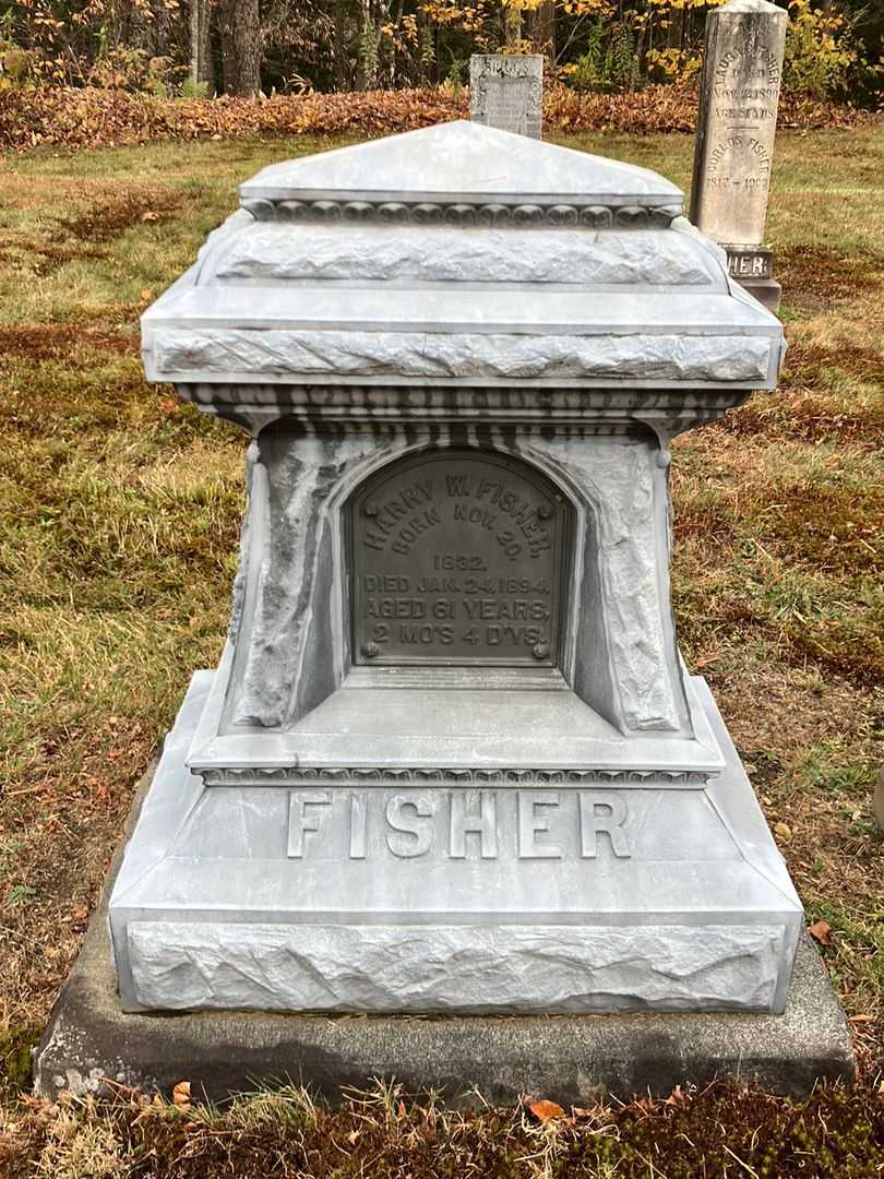 Harry W. Fisher's grave. Photo 2