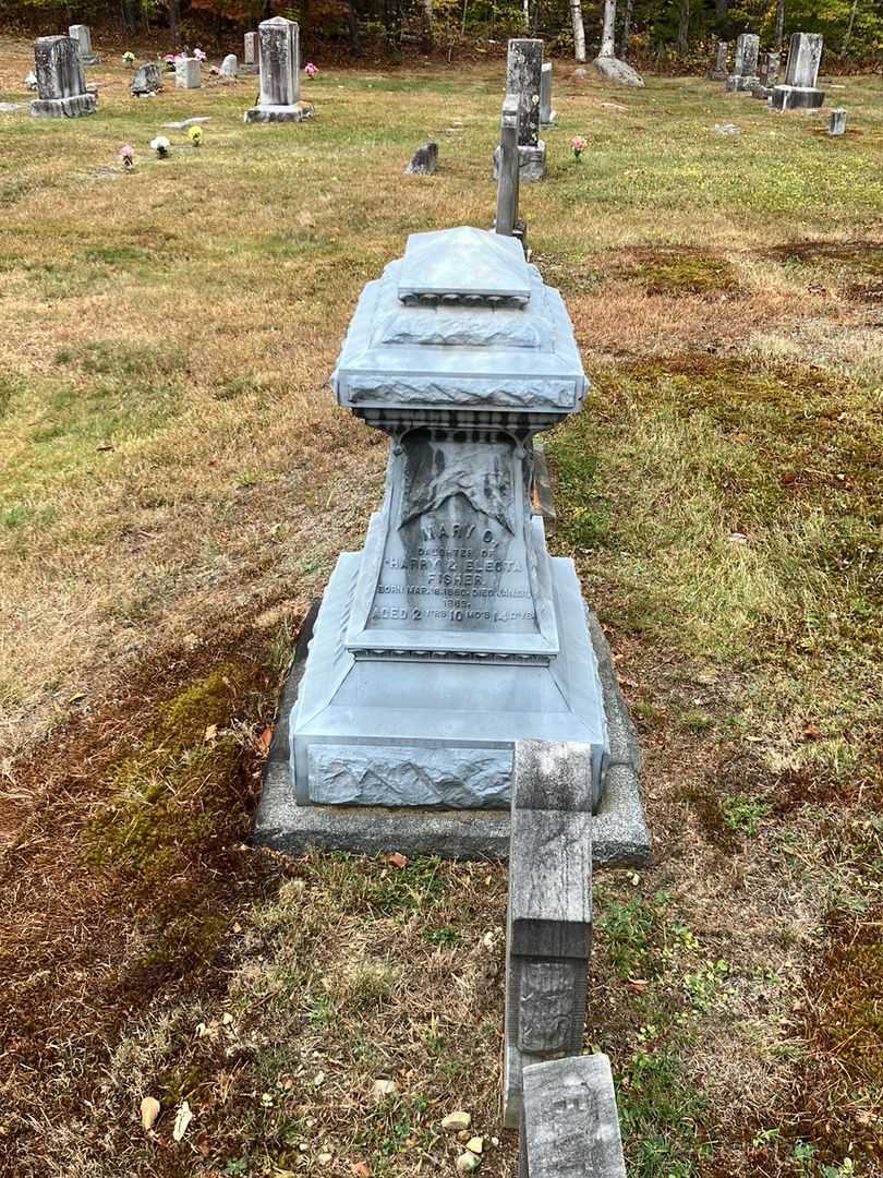 Mary O. Fisher's grave. Photo 1